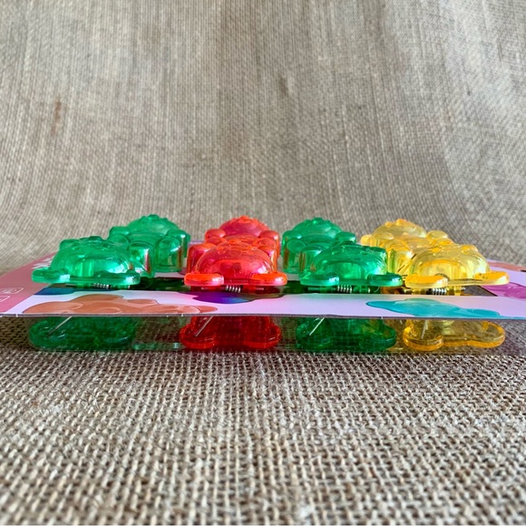 8 Bag / Chip Clips with Gummy Teddy Bear Magnetic BPA Free NWOT Sealed - Picture 6 of 10